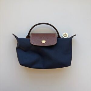 Longchamp Le Pliage pouch with handle